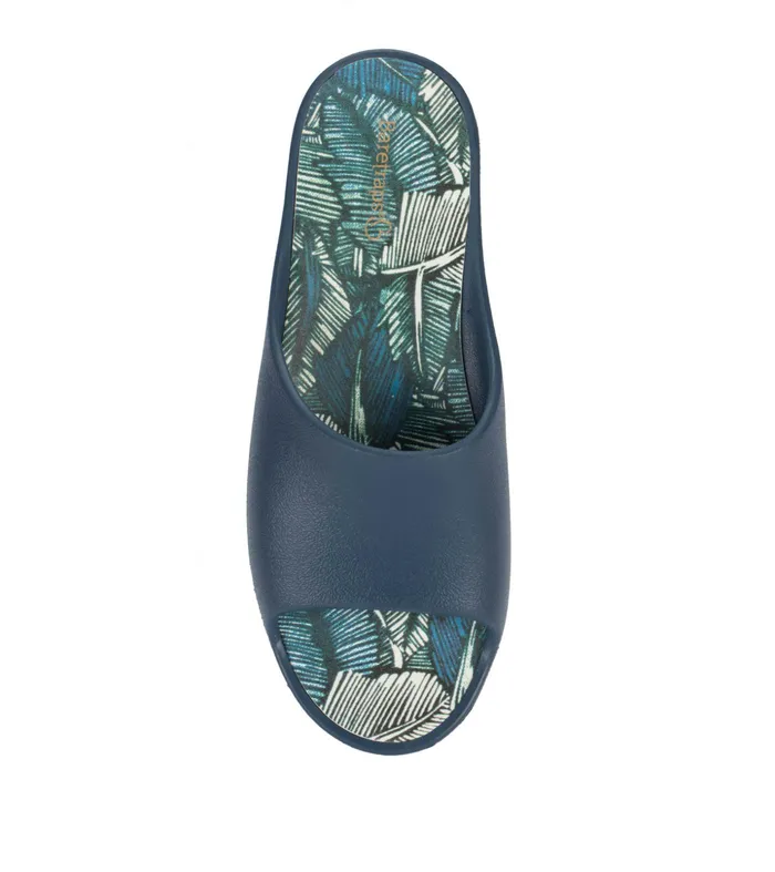 Women Baretraps Slides and Slip On Sandals Parvati Platform Sandal Navy