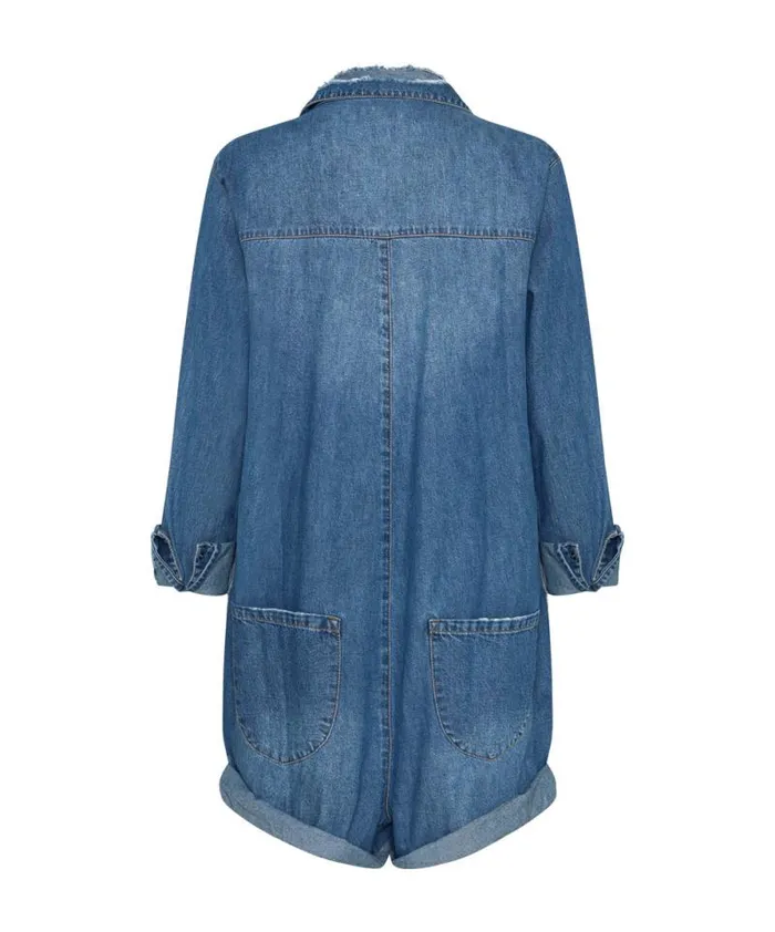 Women BAY BLUE PROPHECY JUMPSUIT One Teaspoon Denim Jumpsuits Women BAY BLUE PROPHECY JUMPSUIT One Teaspoon Denim Jumpsuits