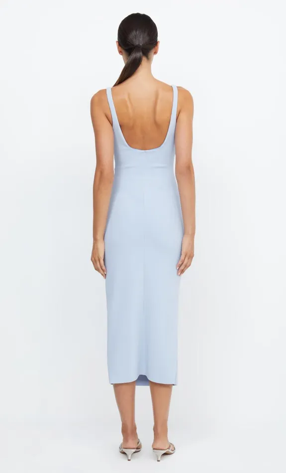 Women BE MINE SQUARE NECK DRESS 8211 DUSTY BLUE Bec Bridge Midi Dresses