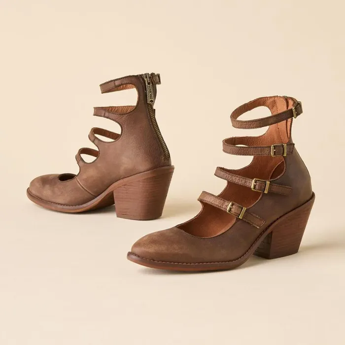 Women Beauregard Heels Brown Sundance Catalog Shoes Women Beauregard Heels Brown Sundance Catalog Shoes
