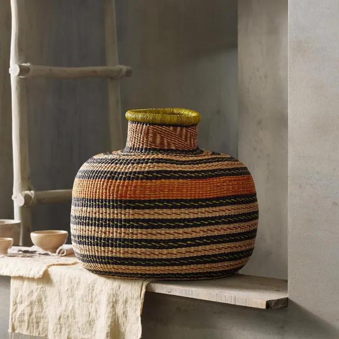 Women Bediako OneOfAKind Cape Basket Sundance Catalog Decor