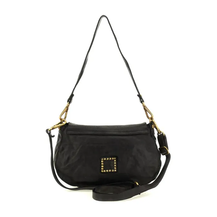 Women Bella Di Notte Black Campomaggi ShoulderHobo Bag