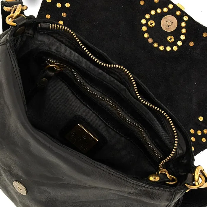 Women Bella Di Notte Black Campomaggi ShoulderHobo Bag