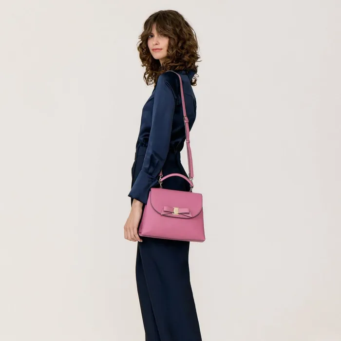 Women Belle Handbag Pink Fiorelli Grab Bags
