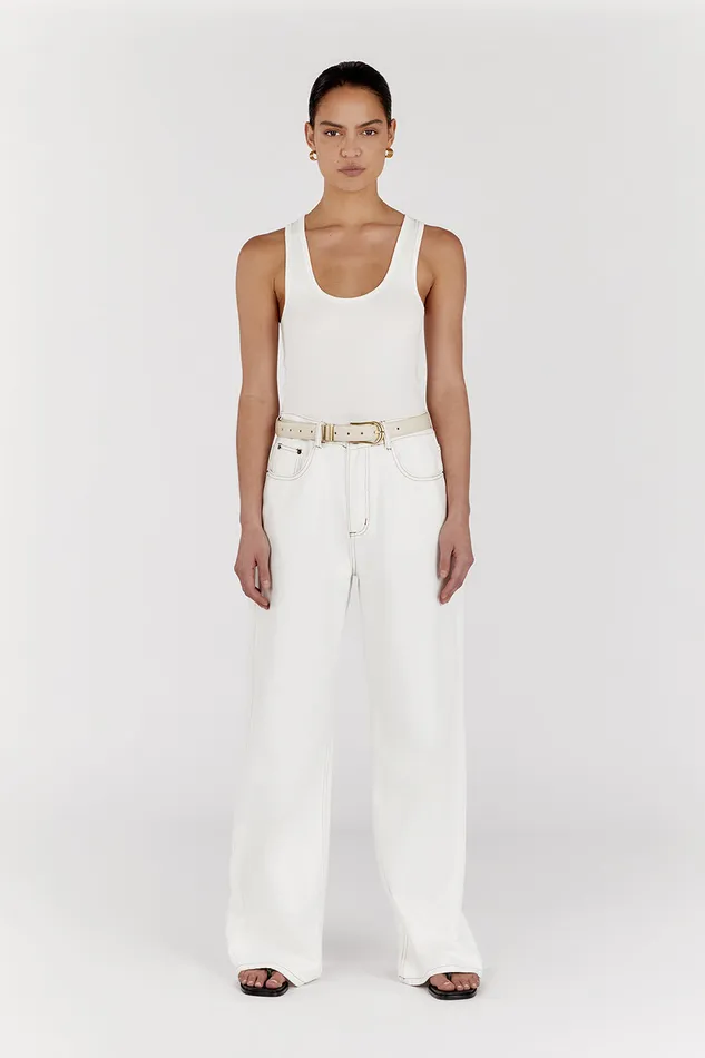 Women Belts DISSH SANCIA THE ANIKA BELT OFF WHITE
