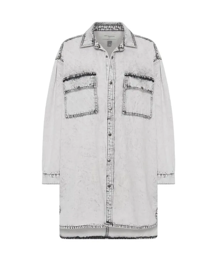 Women BIANCO NIXIE DENIM SHIRT DRESS One Teaspoon Denim Dresses Women BIANCO NIXIE DENIM SHIRT DRESS One Teaspoon Denim Dresses