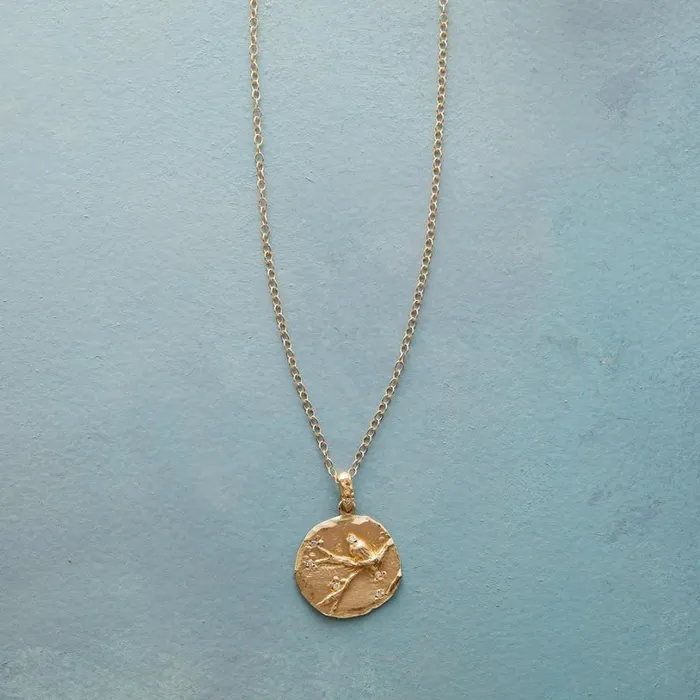 Women Bird And Blossom Necklace Sundance Catalog Necklaces