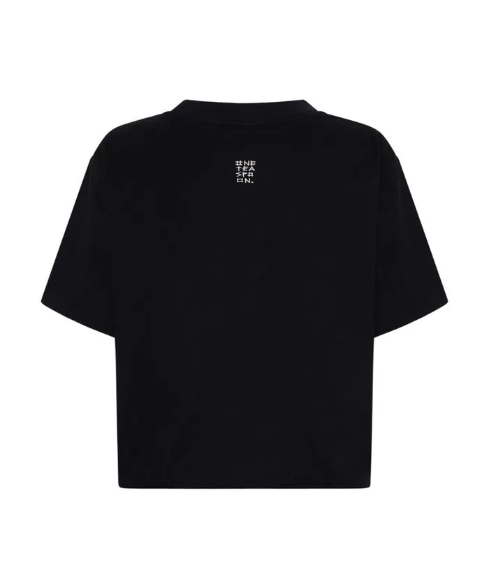 Women BLACK CROPPED SPACE PUNK TEE One Teaspoon Tees and Tanks Women BLACK CROPPED SPACE PUNK TEE One Teaspoon Tees and Tanks