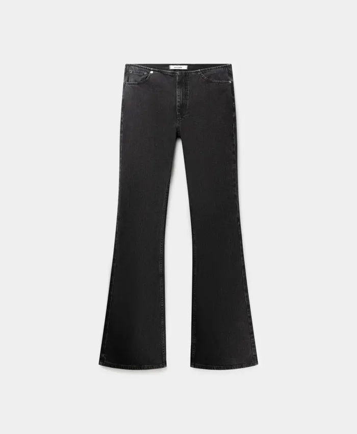 Women Black Flared Jeans Daily Paper Jeans
