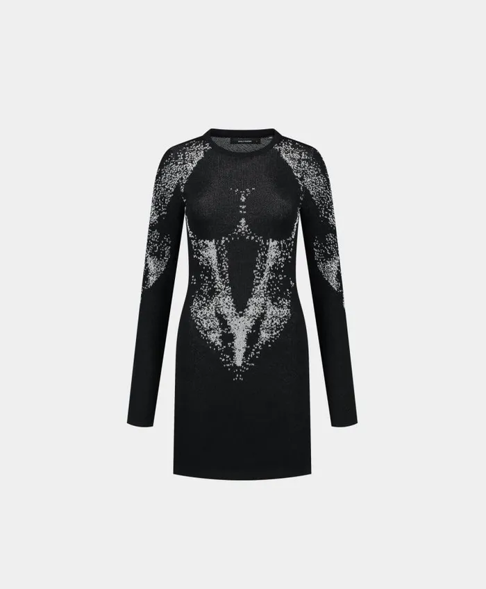 Women Black Inola Knit Dress Daily Paper Dresses