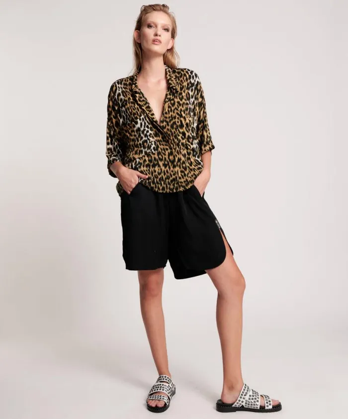 Women BLACK LA RUBY SHORTS One Teaspoon Bottoms Women BLACK LA RUBY SHORTS One Teaspoon Bottoms
