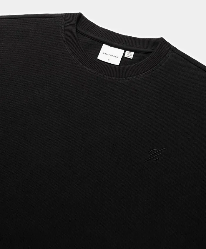 Women Black Mono Rib Sweater Daily Paper Hoodies and Sweaters Women Black Mono Rib Sweater Daily Paper Hoodies and Sweaters