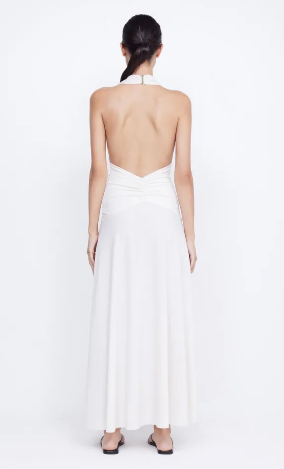 Women BLANCHE HALTER MAXI DRESS 8211 IVORY Bec Bridge Maxi Dresses