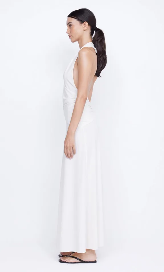 Women BLANCHE HALTER MAXI DRESS 8211 IVORY Bec Bridge Maxi Dresses
