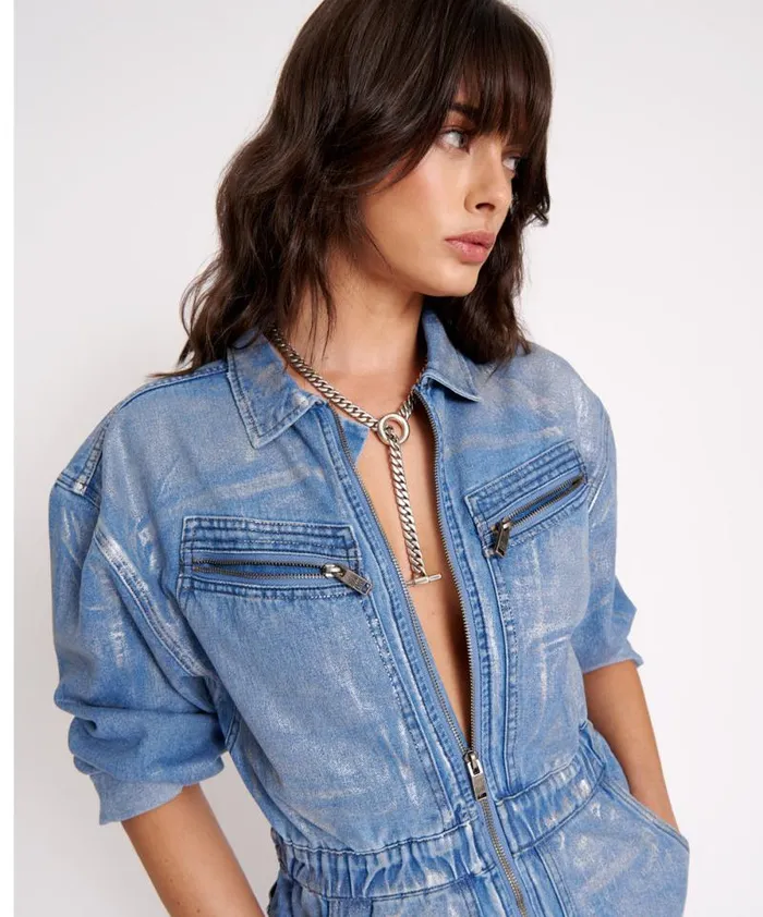 Women BLUE FUTURE OLIVIA DRESS One Teaspoon Denim Dresses Women BLUE FUTURE OLIVIA DRESS One Teaspoon Denim Dresses