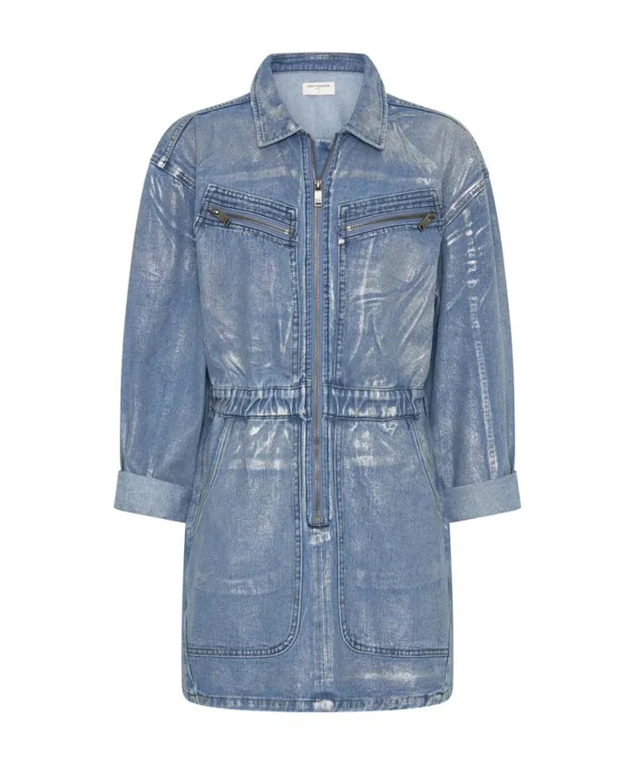 Women BLUE FUTURE OLIVIA DRESS One Teaspoon Denim Dresses Women BLUE FUTURE OLIVIA DRESS One Teaspoon Denim Dresses