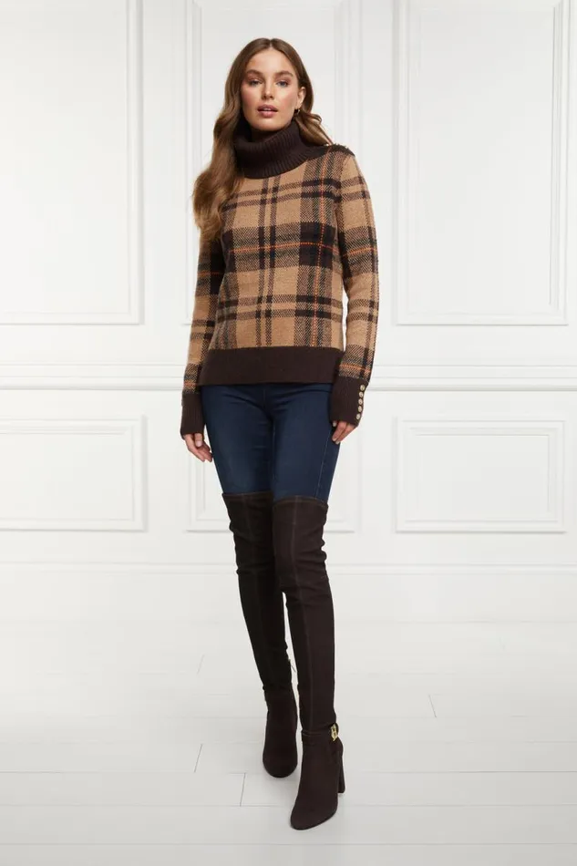 Women Boots Holland Cooper Sloane Over The Knee Boot Chocolate Women Boots Holland Cooper Sloane Over The Knee Boot Chocolate