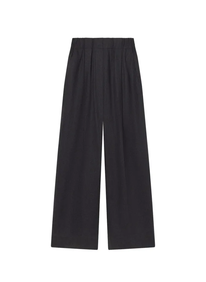 Women Bottoms ALC Jones Wool Cashmere Pant Charcoal