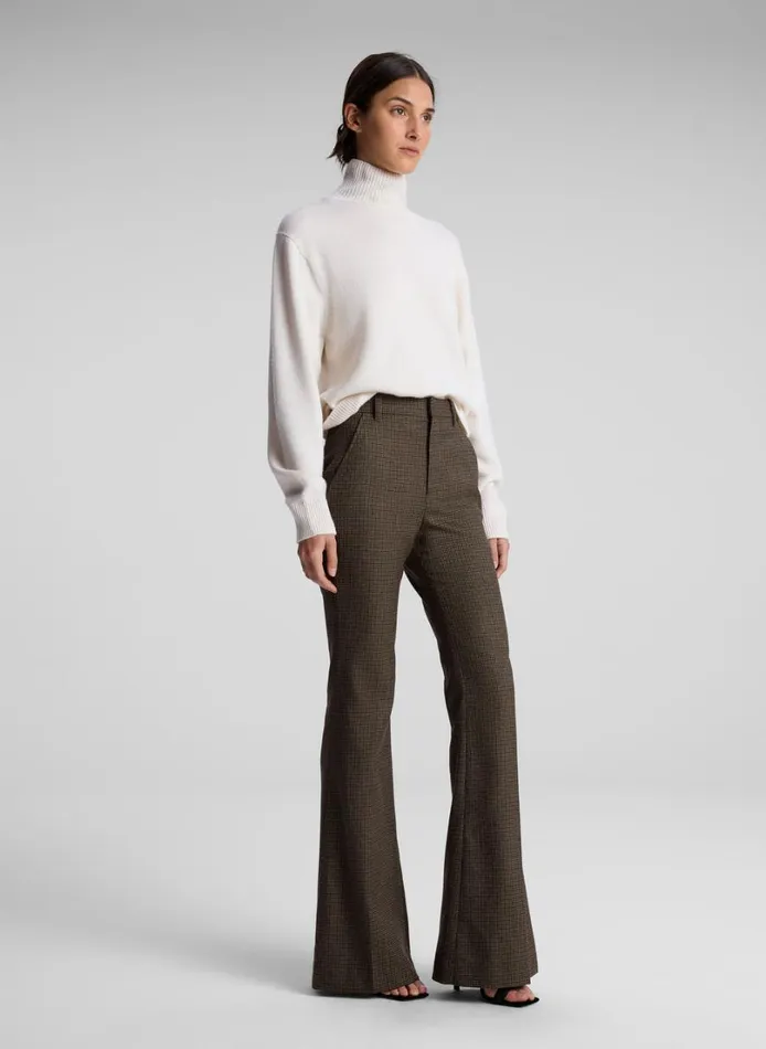 Women Bottoms ALC Maizie Mini Houndstooth Pant Tanolive