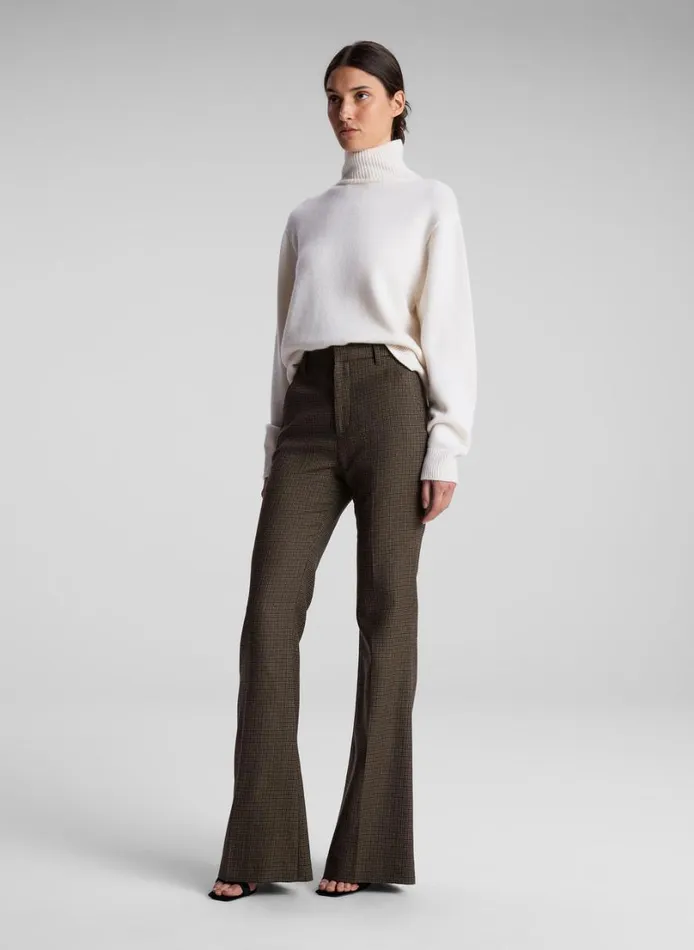 Women Bottoms ALC Maizie Mini Houndstooth Pant Tanolive