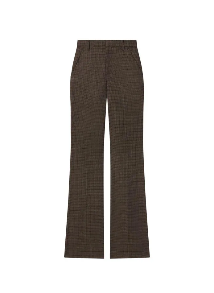 Women Bottoms ALC Maizie Mini Houndstooth Pant Tanolive