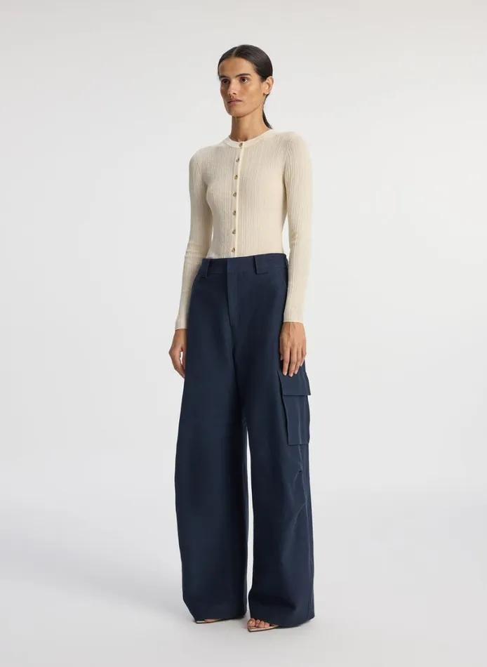 Women Bottoms ALC Megan Cargo Pant Navy