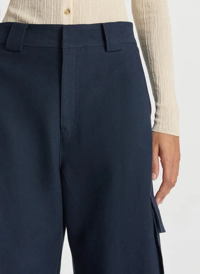 Women Bottoms ALC Megan Cargo Pant Navy