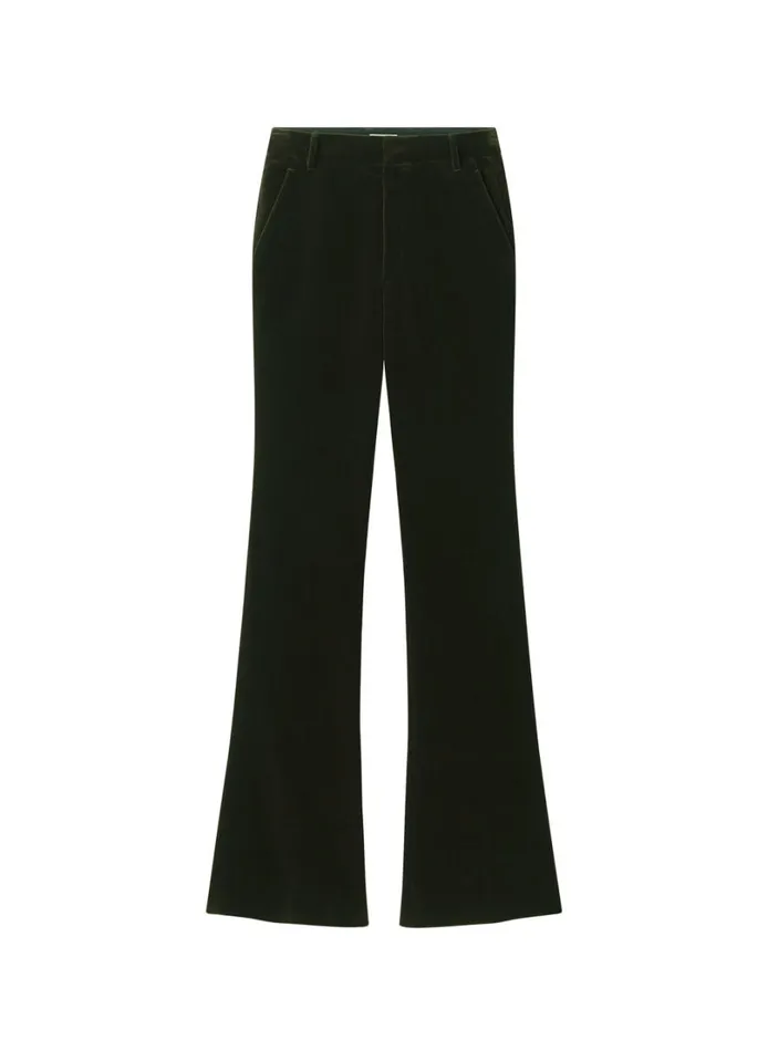 Women Bottoms ALC Sadie Velvet Pant Mossy