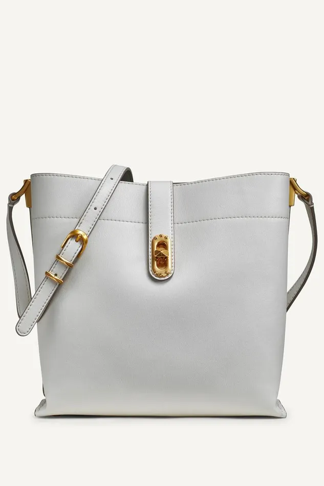 Women BRIDGEHAMPTON CROSSBODY Beige Donna Karan New York Crossbodies And Satchels Women BRIDGEHAMPTON CROSSBODY Beige Donna Karan New York Crossbodies And Satchels