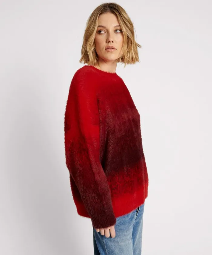 Women BURNING SUNSET OMBRE KNIT SWEATER One Teaspoon Knitwear Women BURNING SUNSET OMBRE KNIT SWEATER One Teaspoon Knitwear