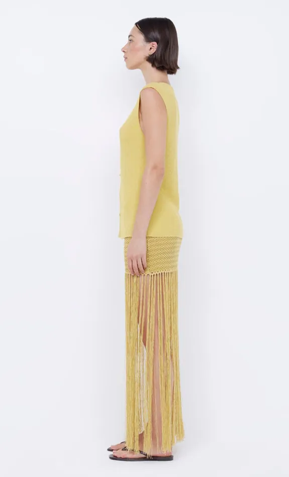 Women CALISTA FRINGE MINI SKIRT 8211 CITRUS Bec Bridge Skirts