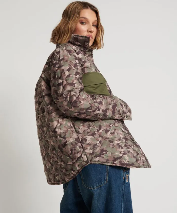 Women CAMO QUILTED JACKET One Teaspoon Jackets Women CAMO QUILTED JACKET One Teaspoon Jackets