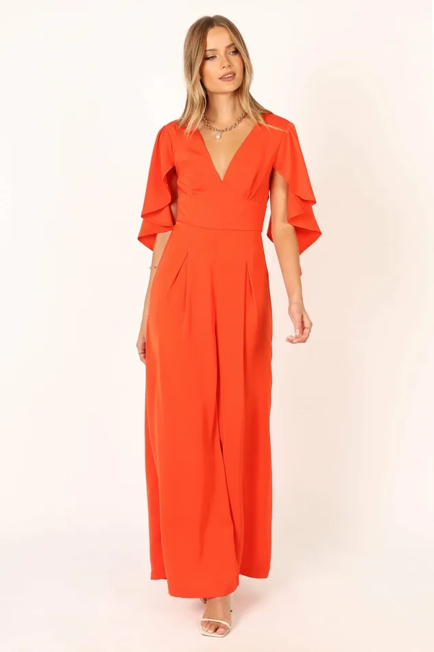 Women Carla Jumpsuit Red Jumpsuits and Rompers Petal and Pup
