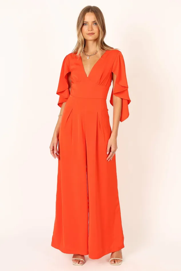 Women Carla Jumpsuit Red Jumpsuits and Rompers Petal and Pup