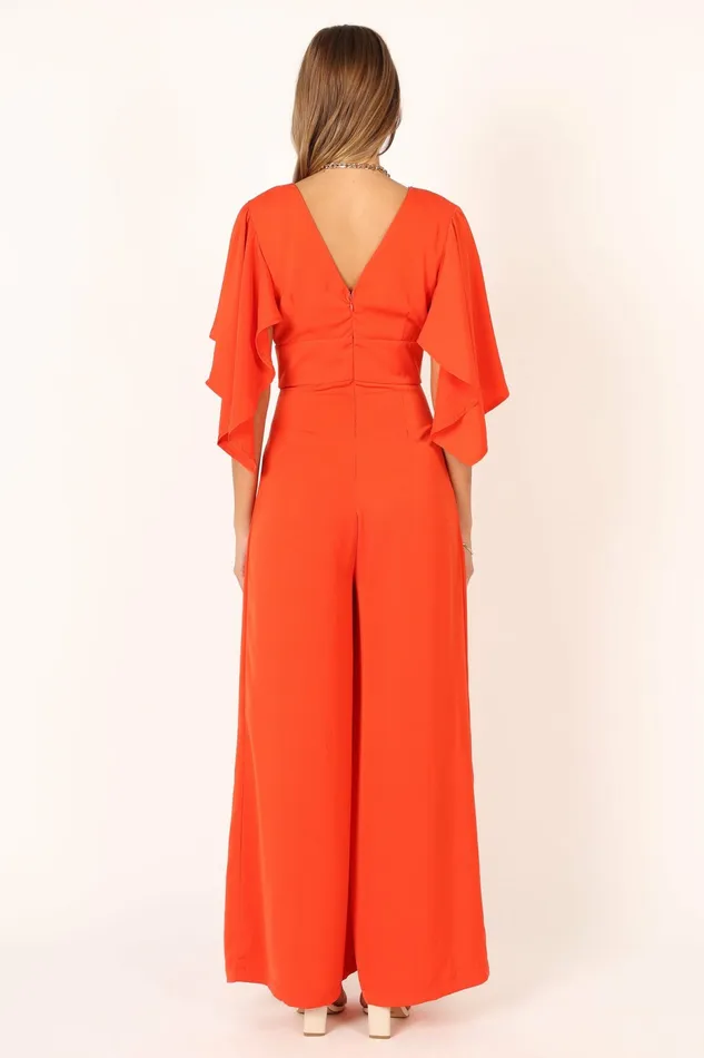 Women Carla Jumpsuit Red Jumpsuits and Rompers Petal and Pup