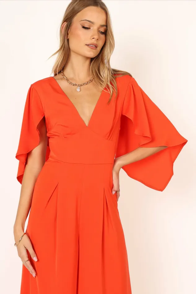 Women Carla Jumpsuit Red Jumpsuits and Rompers Petal and Pup