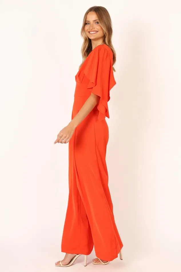 Women Carla Jumpsuit Red Jumpsuits and Rompers Petal and Pup