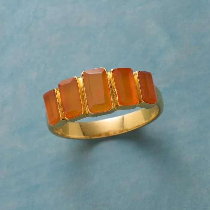 Women Carnelian Archway Ring Sundance Catalog Rings