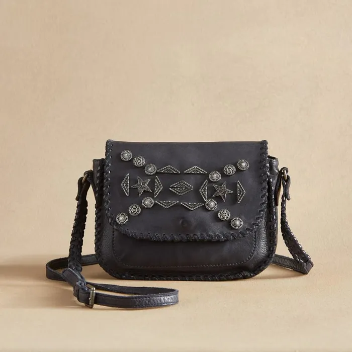 Women Champara Crossbody Bag Navy Sundance Catalog Handbags