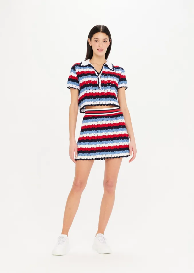 Women CHANTILLY CROCHET RUE SKIRT Skirts THE UPSIDE Women CHANTILLY CROCHET RUE SKIRT Skirts THE UPSIDE