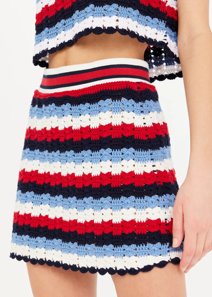 Women CHANTILLY CROCHET RUE SKIRT Skirts THE UPSIDE Women CHANTILLY CROCHET RUE SKIRT Skirts THE UPSIDE