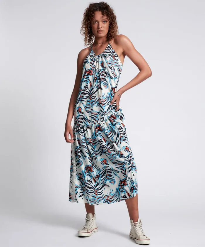 Women CHROMATIC LONG SPLIT DRESS One Teaspoon Mini Dresses