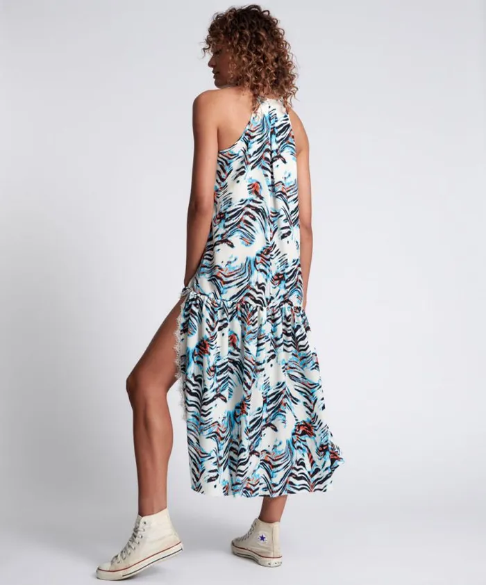 Women CHROMATIC LONG SPLIT DRESS One Teaspoon Mini Dresses Women CHROMATIC LONG SPLIT DRESS One Teaspoon Mini Dresses