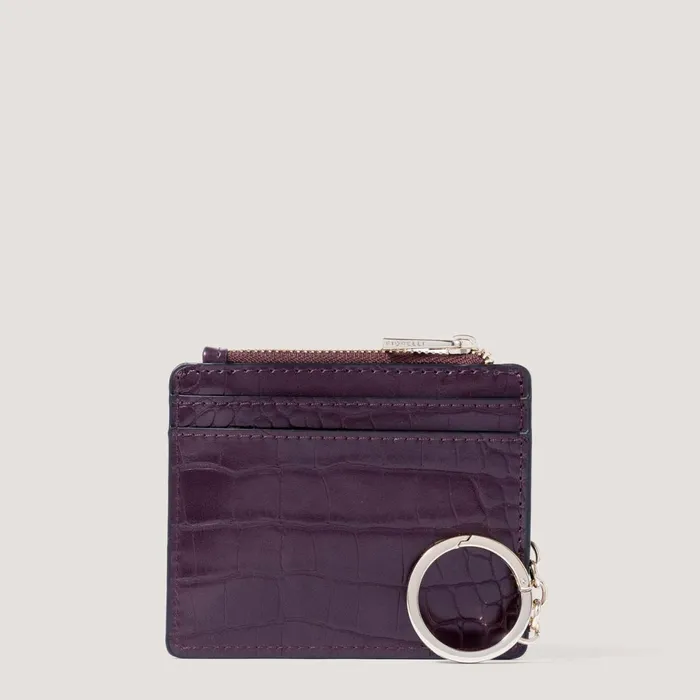 Women Ciara Coin Purse Burgundy Croc Fiorelli Cardholders