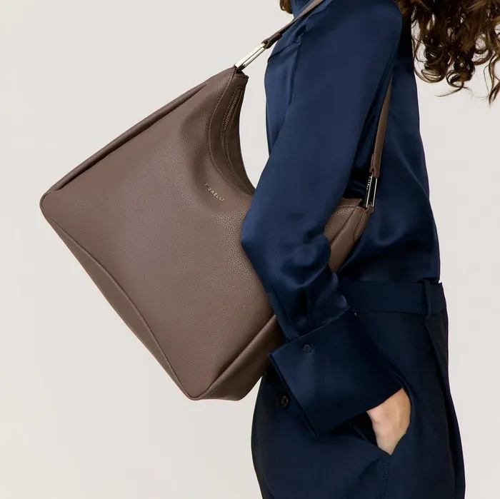 Women Clayton Hobo Shoulder Bag Coffee Brown Fiorelli Hobo Bags