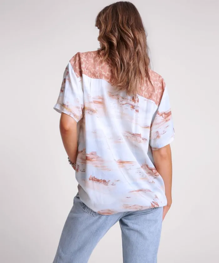 Women COWBOY DESERT RANCH SHIRT One Teaspoon Shirts Women COWBOY DESERT RANCH SHIRT One Teaspoon Shirts