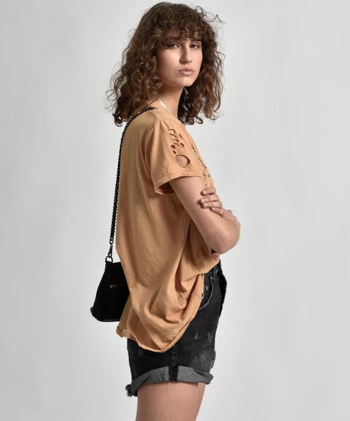 Women CRAZY CRAZY CRAZY TEE One Teaspoon Basic Tees Women CRAZY CRAZY CRAZY TEE One Teaspoon Basic Tees