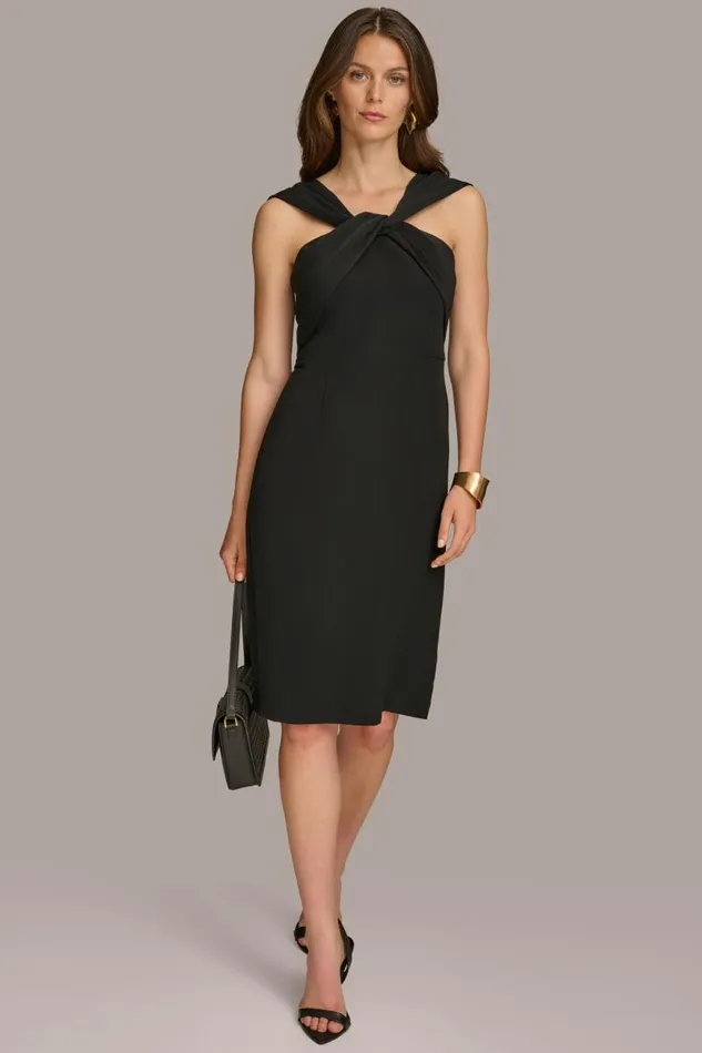 Women CRISS CROSS OFF SHOULDER DRESS Black Donna Karan New York Dresses And Jumpsuits Women CRISS CROSS OFF SHOULDER DRESS Black Donna Karan New York Dresses And Jumpsuits