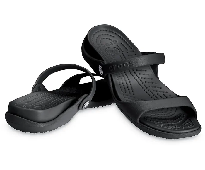 Women Crocs Cleo Sandal Black Black Sandals