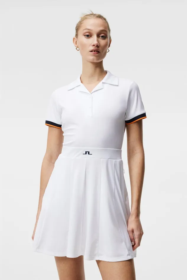 Women Dagmar Dress White JLindeberg Dresses